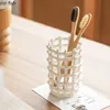 Подставки для зубных щеток Керамический держатель Креативный простой контейнер для хранения зубной пасты для дома и ванной комнаты 231204