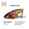 LUREFANS-SHIZHAN-R35 40 45 Rattlisnake VIB 5pcs 35mm 5g 40mm 7 5g 45mm 10g Artificial Pesca Fishing Baits Metal Catfish Lures 2106263e