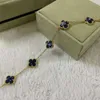 Bracelet trèfle van nouveau bracelet trèfle à cinq fleurs ins petit design léger luxe premium cent bijoux cadeaux pour femmes