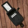 Wallets SEMALAYA 2023 Vintage Men Pu Leather Small Wallet Short Horizontal Zipper Buckle Coin Pocket Tri-fold Card Case Purse