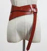 Autres accessoires de mode Femmes piste de mode en cuir véritable Cummerbunds femme robe Corsets ceinture ceintures décoration large ceinture R3097 231205