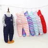 Jumpsuits Winter Girls Warm Overalls Autumn Boys Girl Thick Pants Baby Kids Jumpsuit High Quality Clothing Children Ski Down Overalls 231204