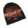 Bérets Fire Rescue Logo maltais Bonnet Chapeaux Hiver Plein Air Skullies Bonnets Pour Hommes Femmes Tricot Printemps Thermique Casquette Élastique