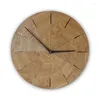 Horloges murales grande horloge bois moderne pour unique en bois original salon chambre et bureau