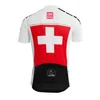 Mężczyźni 2017 Cycling Jersey Szwajcaria Szwajcarska Czerwona Ostroność Rower Zebrana Mountain Road Mtb Ropa Ciclismo Maillot Riding Pro Racing Team No282y