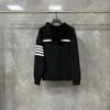 Abrigos de trinchera para hombres FashionB Sudaderas masculinas Estilo de rayas blancas Causal Mujeres Jersey Sudaderas con capucha de invierno Abrigo Sudadera con cremallera Tops deportivos