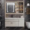 Bathroom Sink Faucets Stone Plate Seamless Ceramic Basin Cabinet Combination Wash