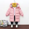 Coat Down coat baby boys jackets winter coats children thick long kids warm outerwear hooded for girls snowsuit overcoat clothes solid