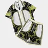 23SS Luxury Designer Shirts Shirt Casual Luxury Shirts Men's kortärmade skjortakläder Silk Mens Shirt M-3XL