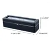 Watch Boxes Multifunctional Display Box Convenient Leather Storage With Zipper Perfect For 6 Watches