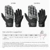 Sporthandskar Rockbros Tactical Gloves SBR Thicked Pad Cycling Gloves Sock Properable Gel Bike Gloves Winter Warmer Full Finger Sport 231204