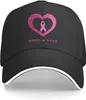 ボールキャップは、乳がん啓発野球キャップの男性女性女性調整可能な父親の帽子低プロファイルソリッドボールキャップブラック231204