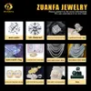 Niestandardowy biżuteria Hiphop Pass Tester Diamond 925 Srebrny VVS Classic Gold Studed Stud Moissanite Kolczyki