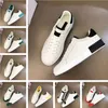 Luxo 2024ss nappa homens mulheres tênis sapatos branco preto couro treinadores marcas famosas conforto casal skate masculino casual andando EU35-46 caixa original