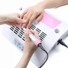 Nagelkonstutrustning UV LED -lampa Gel Polish Dryer Electric Drill Machine Dust Collector Fan Dammsugare Multifuncion Manicure 231204