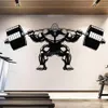 Duvar Çıkartmaları Goril Salonu Çıkartma Kaldırma Fitness Motivasyon Kas Brawn Barbell Sticker Dekor Spor Poster B7542733