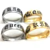Целые 50 шт., золотые, серебряные обручальные кольца MIX для любовника, его королева и ее король, кольца из нержавеющей стали, король и королева, обручальные Par282h