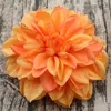 Decorative Flowers Wreaths 10PCSlot Big Artificial Dahlia Peony Flower Head 1415CM Dia Silk Wedding Wall Floral Party Home 231205