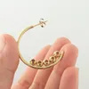 Hoop Earrings Wholesale Gold Color Fashion Round Stainless Steel Jewelry Personality Bijoux Femmes Joyas Mujer Store EGKZBPEP