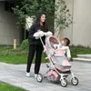 Luvas de dedo infantil 1 par coreano inverno luvas quentes para mãe engrossar macio carrinho de bebê acessórios à prova de vento luvas 231204