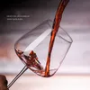 Copos de vinho 421pcs taça de cristal vinho tinto copo de vidro ferramenta de cozinha drinkware óculos de champanhe bordeaux borgonha casamento quadrado presentes de festa 231205