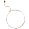 Zooying Tiny Florite Gemstone Bracciale in oro 14K pieni di gioielli