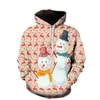 Men's Hoodies Sweatshirts Christmas clothing boy girl hoodie 3D Santa Claus Christmas gift S~6XL hoodie cute boy girl pullover parent-child clothes 231205