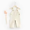 Jumpsuits Baby Boy Solid Denim Overalls Child Jean Bib Pants Spädbarn Jumpsuit Barnkläder Kids Overaller Autumn Girls Outfits 231204