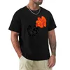 Regatas masculinas extravagante oranda goldfish completo vermelho preto logotipo camiseta simples pesado t camisas roupas vintage roupas masculinas