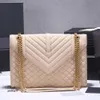 Designers Bags Women Fashion Shoulder Envelope Gold Sier Chain Bag Sheepskin Genuine Leather Handbags Lady Quilted Lattice Chains Flap
