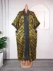 Vêtements ethniques Robes de soirée de mariage pour femmes Lâche Boubou Dubaï Africain Dashiki Imprimer Luxe Cristal Kaftan À Manches Longues Abayas Soirée