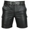 Shorts masculinos DYBZACQ 2023 Cor sólida fora desgaste casual Lederhosen (sem cinto) 3XL 4XL 5XL