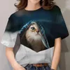 T-shirts pour hommes T-shirt d'été pour femmes T-shirt de mode chien graphique impression 3D vêtements pull femme rue surdimensionné Harajuku T-shirt hauts