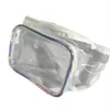 Designer-Fashion Women PVC Laser Multifunktionella Clear Fanny Packs Sport Travel Waist Bags244G