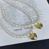 Pendants Natural Fresh Water 5-6mm M-Shaped Drop-Shaped Heart 38 5cm Extension Chain Slightly Flaw Pearl Necklace