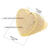 Fedi nuziali Anello a forma di cuore con lettera a bolle per uomo Articoli di gioielleria Hip Hop placcati in oro reale Tendenza regalo 231204