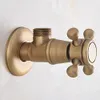 زاوية S Gold Black Brass Brass Triangle Control Control Bathroom Tap 1212 KD1439 231205
