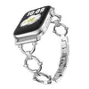 Lämplig för Apple Watch O-Chain Strap Applewatch rostfritt stål Metallband 1/8 avtagbar rem utan diamant