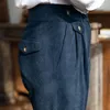 Pantalon pour hommes Pantalon en velours côtelé de haute qualité Pantalon pour homme Taille Bureau Robe Pantalon Italien Hommes Busines 2023