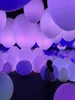 Ballon suspendu gonflable à LED, batterie Rechargeable, ballon de plage, télécommande, ballon lumineux LED à couleur changeante