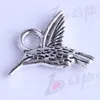 Charms colibrì argento bronzo antico fai da te ciondolo vintage fai da te creazione di gioielli 300 pezzi / lotto 2518285C