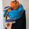 Winter Warm Kasjmier Sjaal Sjaal voor Vrouwen Ontwerp Halsdoek Pashmina Hoofd Sjaals Wrap Vro Poncho Echarpe Bandana GE002