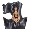 Cuier 4 5 Gold Crystal AB Kolczyki Drag Queen Pageant Fashion Women Jewelry na ślubne norcestony 220720283J