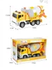 Electric RC Track Large Size Children Inertia Simulation Toy Engineering Mixing Model Cement Dump Truck Toys Gift 231205