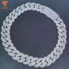 Lifeng – collier à maillons cubains pour hommes, bijoux glacés, Hip Hop, complet, Vvs, Moissanite, diamant, Miami, chaîne cubaine