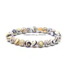 Bracelets à breloques colorées en perles pour hommes et femmes, en pierre naturelle de 8Mm, en Malachite, bijoux de Yoga, livraison directe, Dh47A