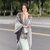 Eşarplar Etnik Stil Şal Kadın Pelerin Örme El Yapımı Püskül Kolye Poncho Capes Retro Ceket 231204