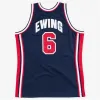 VS 1992 Team Michael Jor dan Basketball Jersey Mitchell en Ness Larry 7 Bird Johnson Throwback John Stockton Scottie Pippen Patrick Ewing Wit Blauw Maat S-XXL