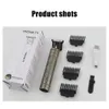 Hair Trimmer Vintage Electric Electric Cuttless Machine Profesjonalny fryzjer dla mężczyzn Clipper Shaver Broda Lżejsza 231205