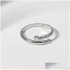 Bandringen Nagelring Dames Designer Sieraden Paar Liefde Roestvrij staal Legering Verguld proces Mode-accessoires Nooit rage Dhb7f